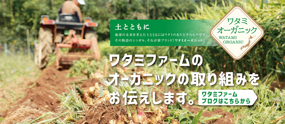 [ワタミファーム] 地球の未来を考えた「土とともに」はワタミのあり方そのものです。その物語のシンボル、それが新ブランド「ワタミオーガニック」。ワタミファームのオーガニックの取り組みをお伝えします。ワタミファームブログはこちらから